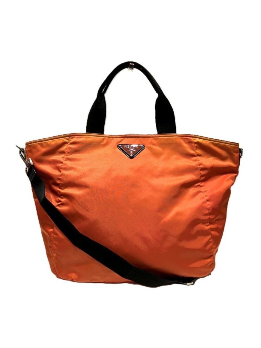 Prada Handbag Nylon Orange